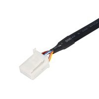 Custom J1708 6Pin Male to 12Pin perumahan konektor Harness untuk kabel pembaca kode