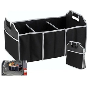 Custom Car Boot Tidy Automotive Collapsible Folding Flat Car Back Seat Storage Box Organizer