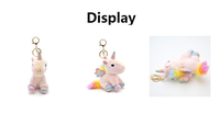 Nouvelle poupée en peluche personnalisée, licorne ailes d'ange arc-en-ciel rose fantôme, cadeau, porte-clés, pendentif, 10 cm, rembourrage en coton PP