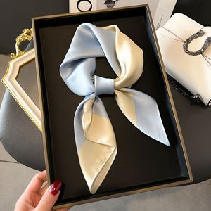 Women's Imitation <b>Silk</b> <b>Square</b> <b>Scarves</b> 70x70cm Printed Stylish Commute Neckwear For Shirts And Headbands - Product Image 2