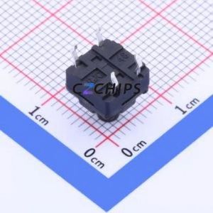 K2-1843DP-L4SW-02 Tactile Switch Through hole Component (THT) Switch 2.5N Through Hole 8mm 8mm - Product Image 2