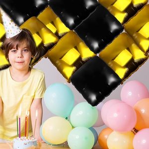 Globo de aluminio metálico 3D en forma de cubo dorado brillante, globo de fiesta para decoración de bodas, cumpleaños y Año Nuevo - Product Image 5