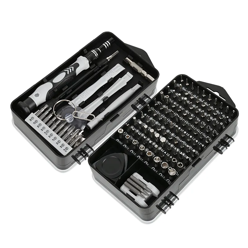 Kit d'outils manuels de réparation de téléphones, jeu de tournevis 138 en 1 embouts Torx magnétiques