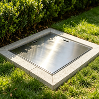 Trappe d'accès sur mesure en acier inoxydable - Couvercle de regard souterrain robuste, service OEM/ODM pour projets industriels et municipaux