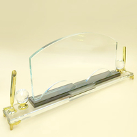 Trophée en cristal haut de gamme, plaque d'honneur pour entreprise, reconnaissance citoyenne municipale, récompense du personnel hospitalier, gravure laser