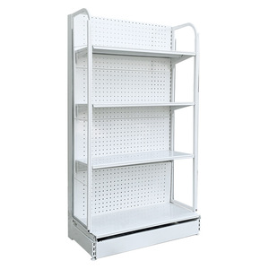 Sou Mi Ka Supermarket Shelves 4 Tier Perforated Adjustable Lightweight For Maternity Baby Stores Pharmacies Convenience Stores - Product Image 1