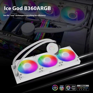 B360หลักคูลเลอร์ argh CPU หม้อน้ำระบายความร้อนด้วยน้ำ PWM พัดลมแสงแบบซิงโครนัสเข้ากันได้กับ AM5/13ชิ้นกล่องอากาศ - Product Image 2