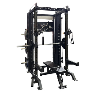 Estación de Entrenamiento Funcional Versátil para Gimnasio en Casa, Sistema de Poleas Dobles Ajustable, para Sentadillas y Press de Banca - Product Image 4