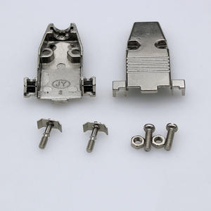 Conector DB9 macho hembra, carcasa metálica, enchufe de puerto serie <span class=keywords><strong>RS232</strong></span>, Conector de cable de soldadura de puerto serie de 9 pines - Product Image 4