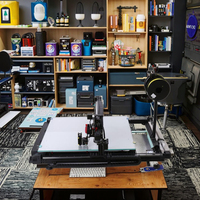 Kinerja andal serbaguna 3D saluran otomatis Printer huruf komponen bantalan tempat tidur panas mendukung tanda huruf PLA LED