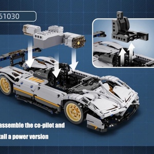 SANJOYO 969 pièces Briques Technic Modèle de Voiture Blocs de Construction Série Trafic Urbain Échelle 1:12 Télécommande 50m Jouets d'Assemblage Cadeau - Product Image 4