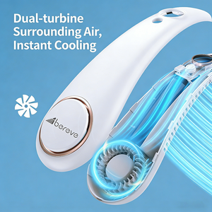 Ventilador de Cuello Turbo sin Aspas Portátil, Carga USB, Mini Ventilador de Cuello Colgante para Exteriores, Enfriador de Aire, Venta al Por Mayor - Product Image 5