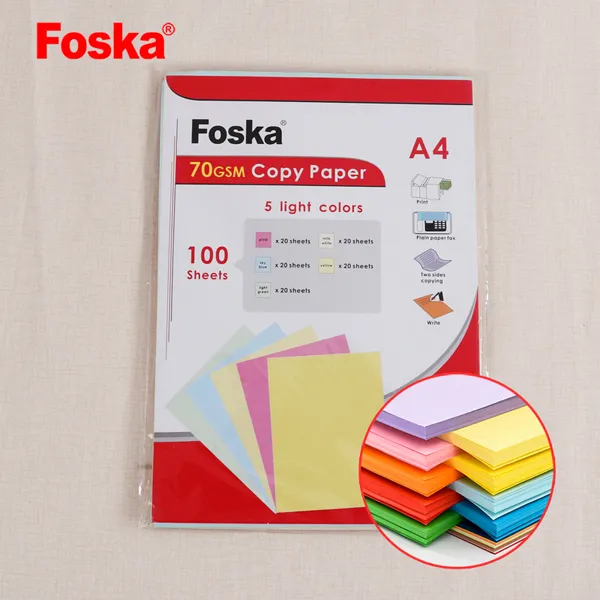 Foska A4 Colorful Copy Paper