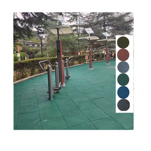 Chống Trượt Trong Nhà Ngoài Trời Công Viên Trường Mẫu Giáo Sân Chơi Cao Su Gạch Phòng Tập Thể Dục Cao Su Sàn Mat Sân Chơi Gạch - Product Image 6