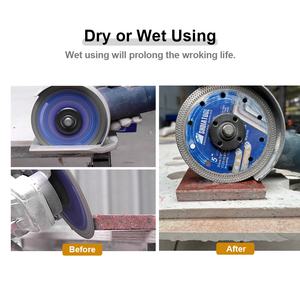 4in/4.5in/5in "X" jant Turbo Mesh Ultra ince elmas testere bıçağı sıcak preslenmiş dairesel testere bıçağı elmas kesim disk açı öğütücü - Product Image 5