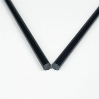 Barres en plastique extrudé POM coloré de 10 mm, profilés d'extrusion ABS PVC, barres rondes et carrées, bandes de forme ronde pour tentes, lits et accessoires de jeu