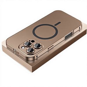 Funda Magnética de Aleación de Aluminio con Carga Inalámbrica para Serie Desert, a Prueba de Golpes, con Marco Metálico y Protector de Cámara, Precio de Fábrica - Product Image 1