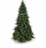 Arbre de Noël Artificiel en PE de 2,3 m (7,5 pi) avec 500-1000 Lumières LED Multicolores Chaudes, Ignifuge et Écologique pour Usage Intérieur - Vente en Gros