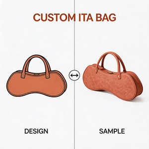 Bolso Ita Personalizado de Cuero PU, Color Sólido, Minimalista, para Mujer, con Cierre de Solapa, Portátil, para Uso Diario - Product Image 1