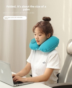 Milestar – Oreiller de voyage gonflable portable en forme de U pour le bureau et les déplacements - Product Image 2