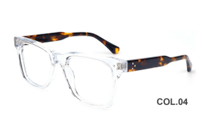 Lentille AC haute définition rétro Lunettes optiques unisexes à monture carrée en acétate avec <span class=keywords><strong>lentilles</strong></span> <span class=keywords><strong>bifocales</strong></span> Couleurs personnalisées et haute qualité - Product Image 5