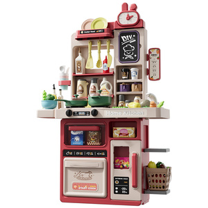 Juego <span class=keywords><strong>de</strong></span> Cocina <span class=keywords><strong>de</strong></span> Juguete <span class=keywords><strong>de</strong></span> Plástico <span class=keywords><strong>de</strong></span> 83 cm con Sonido y Luz, Estufa, Fregadero, Comida <span class=keywords><strong>de</strong></span> Juguete para Niños y <span class=keywords><strong>Niñas</strong></span> Pequeños - Product Image 1