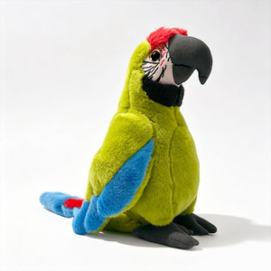 Peluche Pappagallo Macaw Fenicottero, Giocattolo da Compagnia per Bambini, Regalo in Poliestere e Cotone PP - Product Image 5