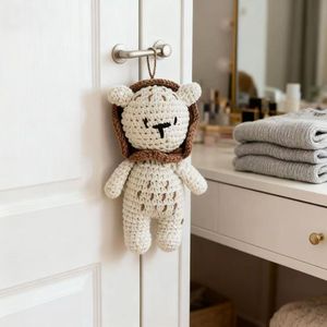 Crochet personnalisé Amigurumi Lion jouet fil doux Mini Lion hochet et PP coton couette éducatif bébé peluche cadeau - Product Image 2