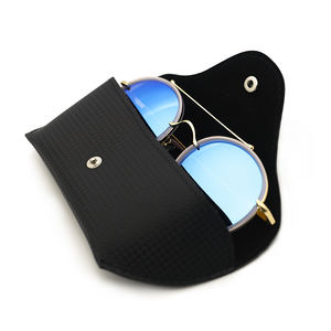 Étui à lunettes de soleil en cuir de marque de créateur de haute qualité, logo personnalisé - Product Image 6