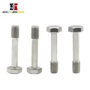 DIN931 A2 A4 Stainless Steel M8 Hexagon Head Screw Hex Bolts With Half Thread