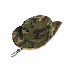 Camouflage Tactical Boonie <b>Hat</b> Caps Camo <b>Men</b> Outdoor Sports <b>Sun</b> Bucket <b>Hats</b> - Product Image 1