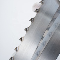 Lames de scie à ruban industrielles EJ à faible vibration, à pointe en carbure, 3/4"x93", pour le sciage du bois dur, finition lisse, pour scie à ruban verticale