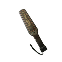 Détecteur de métaux portable léger avec réglage manuel de la sensibilité, alertes lumineuses LED et mode de vibration silencieux