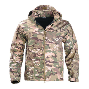 เสื้อแจ็คเก็ต SF16 703 สีเทาสำหรับผู้ชาย ป้องกันลม เหมาะสำหรับกิจกรรมกลางแจ้ง แบบ Tactical ซิปเต็มตัว คอสูง แขนยาว ผลิตจากโพลีเอสเตอร์ ใช้ได้ทุกฤดู - Product Image 6