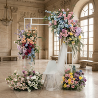 Boule de fleurs L-R525, nouvelle arrivée en stock, fleurs artificielles de haute qualité personnalisées pour les centres de table de mariage et les décorations de table