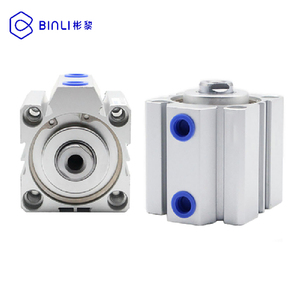 Smc Tipo Cq2 Cq2b Cdq2 Series Cilindro de aire de varilla única Pistón Neumático Cilindro compacto de doble acción - Product Image 4