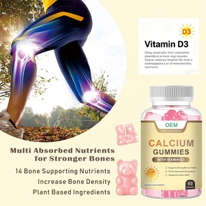 סוכריות גומי למבוגרים OEM/ODM עם סידן, מגנזיום, אבץ, ויטמין <span class=keywords><strong>B12</strong></span> ו-K2, ויטמין D3, תומכות בשיפור צפיפות העצם, תוספי תזונה - Product Image 5