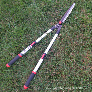 Sécateur télescopique en acier au carbone de Taïwan, 45-60 cm, tête droite, revêtement en téflon noir, outil de jardinage - Product Image 2