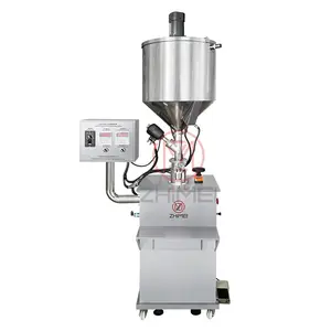 Semi-Automatic Single Head Ointment Filling Machine Cosmetic Cream Toothpaste Plastic Filling Machine Liquid Filling Machine