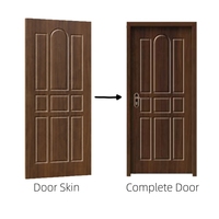 Échantillon Gratuit : Panneau de Revêtement de Porte Décoratif en PVC Tendance 2026, Grain de Bois, MDF, HDF, pour Fabricants de Revêtements de Porte Pré-Apprêtés