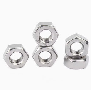 304ステンレス鋼Hm-2ナットステンレス鋼ナット六角形ナット留め具亜鉛メッキ - Product Image 1