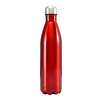 Mode Eco Friendly Vacuum Sport Double Paroi Cuivre Acier Inoxydable Thermo Cola Forme Boisson Bouteille D'eau Isolée avec Personnalisé