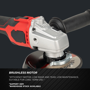 Amoladora Angular Inalámbrica Profesional de 20V con Batería de Iones de Litio, Sin Escobillas, Velocidad Variable de 2500-10000 RPM, 125 mm, M14, para Metal y Piedra - Product Image 4