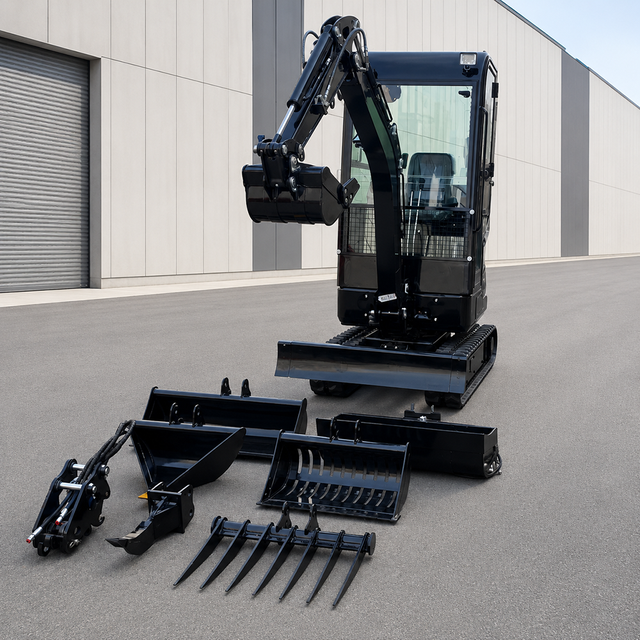 Mini Excavators With Boom Swing 1.6 Ton 1.8 Ton Digger Cab EPA EURO 5 Standard Prices Super Discount