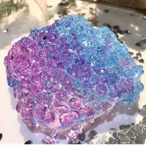 Galaxy Lab Glacier Crystal <b>Slime</b> Barrel Change Color Oil Clear Crazy Playdough Putty Eco-Friendly Plastic Clay Educational - Product Image 2