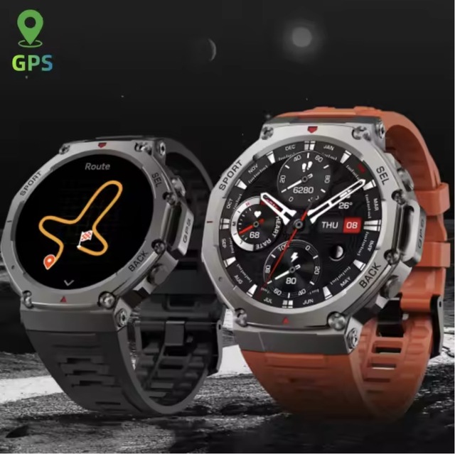 OEM Wholesale Sport Smart Watch GPS Workout and Fitness Bracelet Tracker Altitude Compass BT Smart Watch AMOLED HD Definition