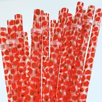 Wholesale Multiple Sizes Bulk Strawberry Watermelon Halloween Printed Funny  Cartoon Fruit Straws Reusable Plastic Straws for 40oz Tumblers, 16oz Glass  Can - China Multiple Sizes Printing Plastic Drinking Straw and Funny Cartoon
