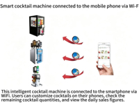 Fomax Distributeur Automatique de Cocktails Robotisé, Machine à Mojito Intelligente pour la Maison, Garantie 1 An - Vente Chaude