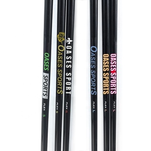 Oases Sports – Manche de fer de golf en graphite imprimé avec logo personnalisé, 39 pouces, léger/poids personnalisé, faible couple/personnalisé - Product Image 1