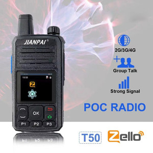 Radio PoC Jianpai T50 avec réseau 2G 3G 4G, communication de groupe, signal puissant pour la communication en extérieur - Product Image 1